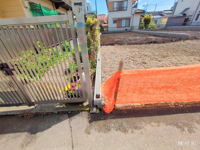 埼玉県志木市柏町3丁目の新築戸建て更地・土地写真 2025年4月13日撮影