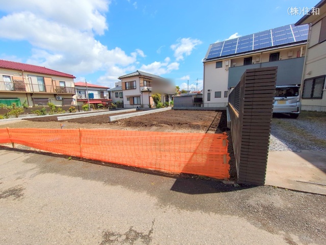 埼玉県志木市柏町3丁目の新築戸建て更地・土地写真 2025年4月13日撮影