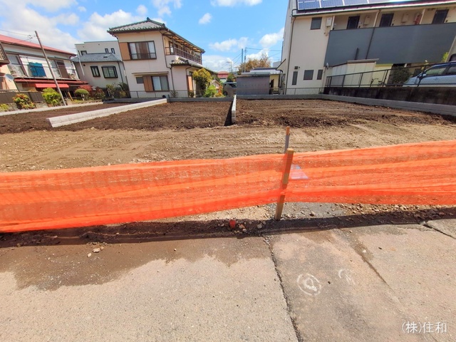 埼玉県志木市柏町3丁目の新築戸建て更地・土地写真 2025年4月13日撮影