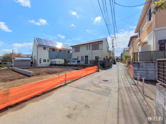 埼玉県志木市柏町3丁目の新築戸建て更地・土地写真 2025年4月13日撮影