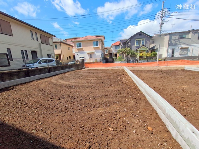 埼玉県志木市柏町3丁目の新築戸建て更地・土地写真 2025年4月13日撮影