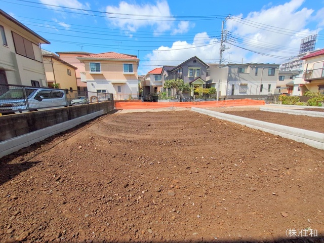 埼玉県志木市柏町3丁目の新築戸建て更地・土地写真 2025年4月13日撮影