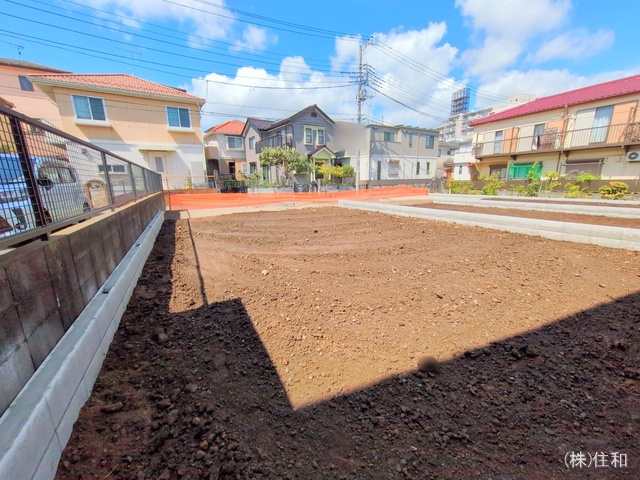 埼玉県志木市柏町3丁目の新築戸建て更地・土地写真 2025年4月13日撮影