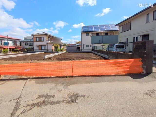 埼玉県志木市柏町3丁目の新築戸建て更地・土地写真 2025年4月13日撮影
