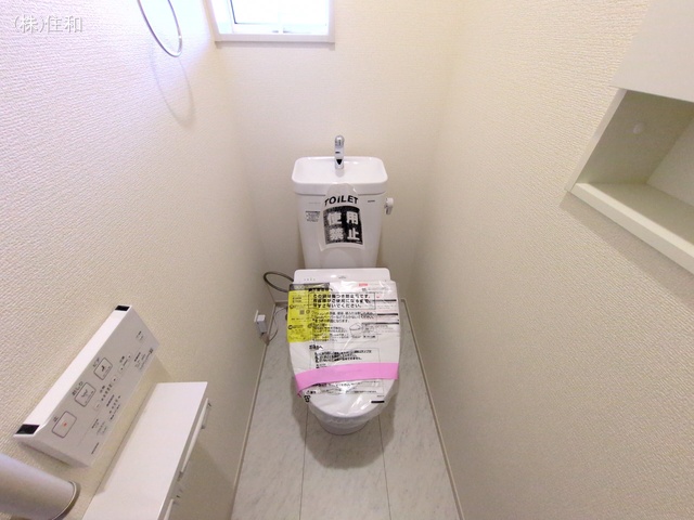 埼玉県ふじみ野市西1丁目の新築戸建てトイレ写真 2025年10月1日撮影