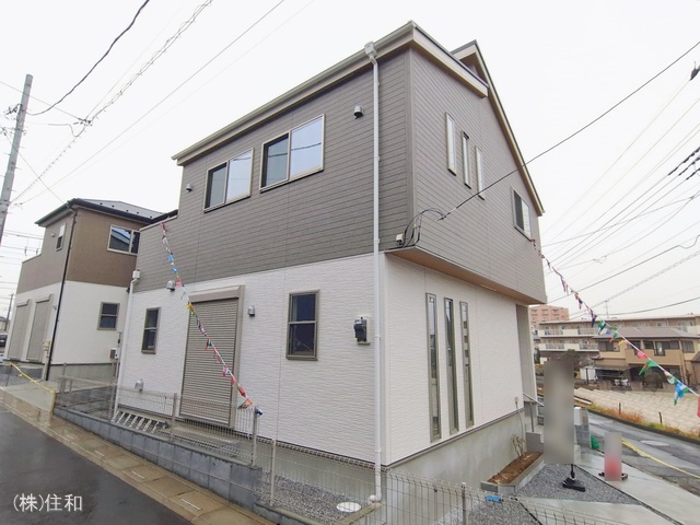 埼玉県富士見市羽沢１丁目の新築戸建て完成写真 2026年2月24日撮影