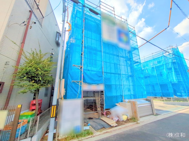 埼玉県志木市本町3丁目の新築戸建てシート写真 2025年9月25日撮影