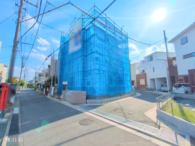 埼玉県志木市本町3丁目の新築戸建てシート写真 2025年9月25日撮影