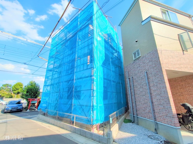 埼玉県志木市本町3丁目の新築戸建てシート写真 2025年9月25日撮影