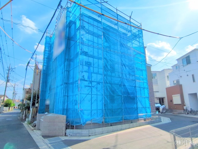 埼玉県志木市本町3丁目の新築戸建てシート写真 2025年9月25日撮影