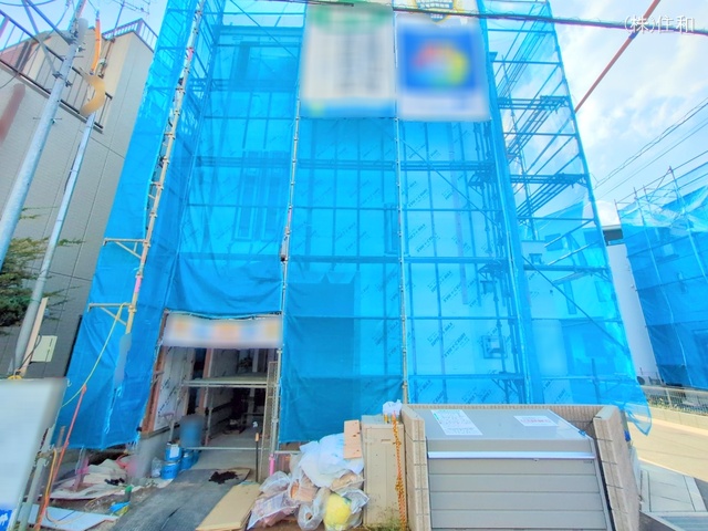 埼玉県志木市本町3丁目の新築戸建てシート写真 2025年9月25日撮影