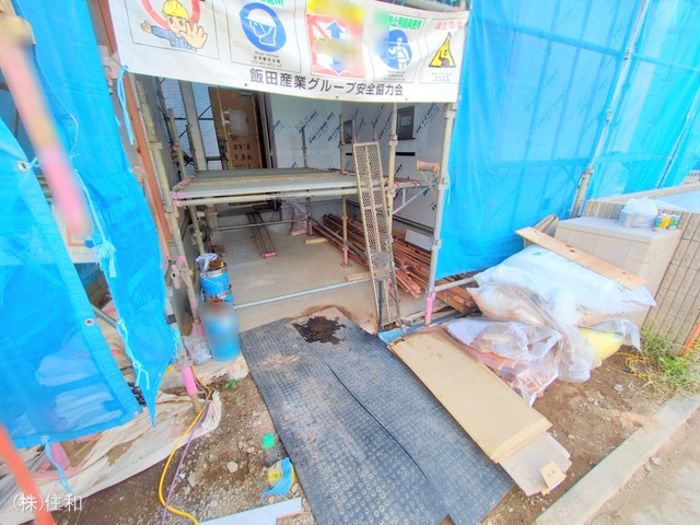 埼玉県志木市本町3丁目の新築戸建てシート写真 2025年9月25日撮影