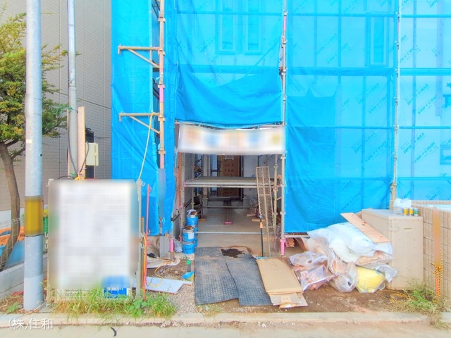 埼玉県志木市本町3丁目の新築戸建てシート写真 2025年9月25日撮影