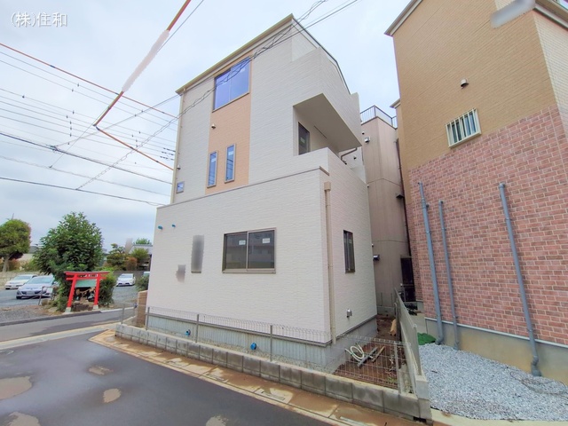 埼玉県志木市本町3丁目の新築戸建て外構写真 2025年10月14日撮影