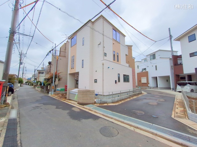 埼玉県志木市本町3丁目の新築戸建て外構写真 2025年10月14日撮影