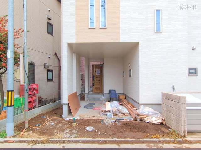 埼玉県志木市本町3丁目の新築戸建て外構写真 2025年10月14日撮影