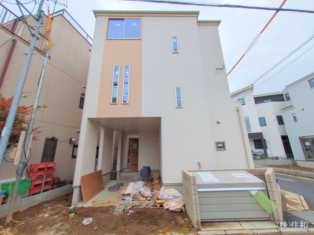 埼玉県志木市本町3丁目の新築戸建て外構写真 2025年10月14日撮影