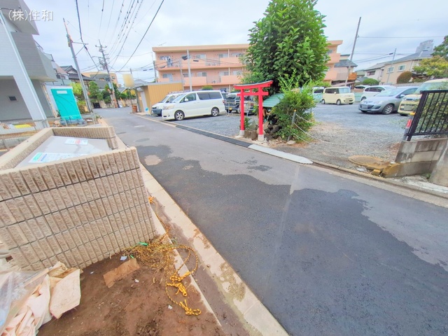 埼玉県志木市本町3丁目の新築戸建て外構写真 2025年10月14日撮影