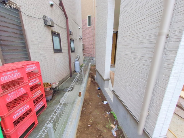 埼玉県志木市本町3丁目の新築戸建て外構写真 2025年10月14日撮影