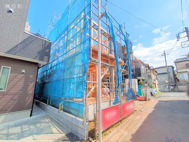 埼玉県入間郡三芳町大字藤久保の新築戸建て上棟写真 2025年9月29日撮影