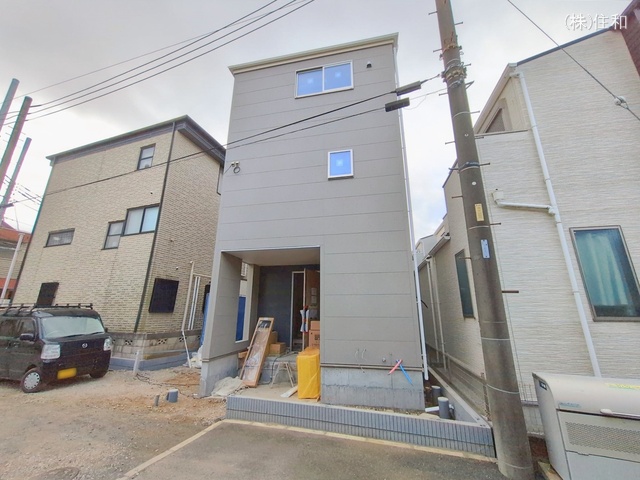 埼玉県朝霞市岡１丁目の新築戸建て外構写真 2026年2月23日撮影