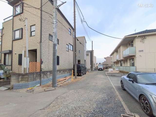 埼玉県朝霞市岡１丁目の新築戸建て外構写真 2026年2月23日撮影