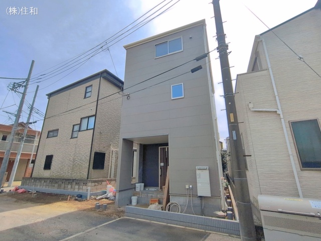 埼玉県朝霞市岡１丁目の新築戸建て外構写真 2026年4月8日撮影