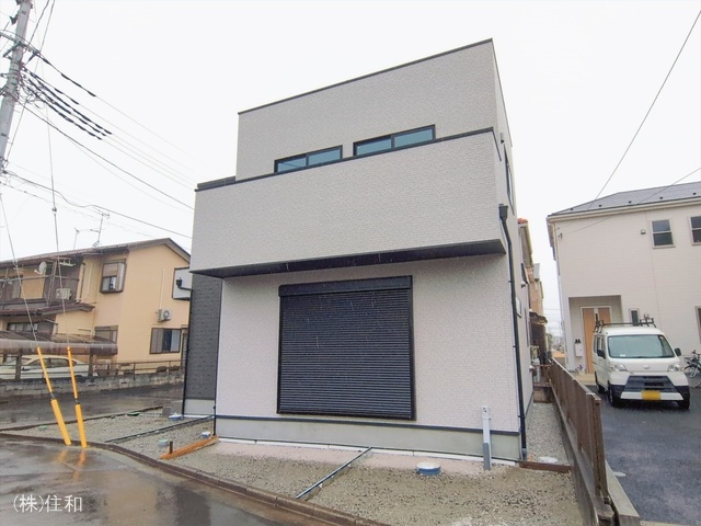 埼玉県富士見市大字水子の新築戸建て外構写真 2026年2月24日撮影