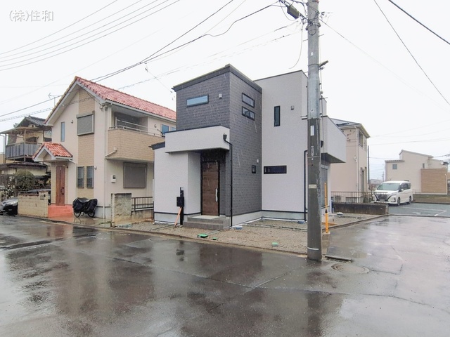 埼玉県富士見市大字水子の新築戸建て外構写真 2026年2月24日撮影