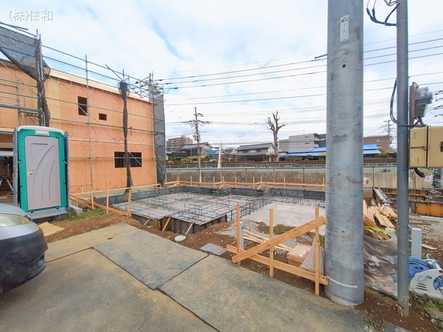 埼玉県朝霞市膝折町３丁目の新築戸建て基礎写真 2026年2月17日撮影