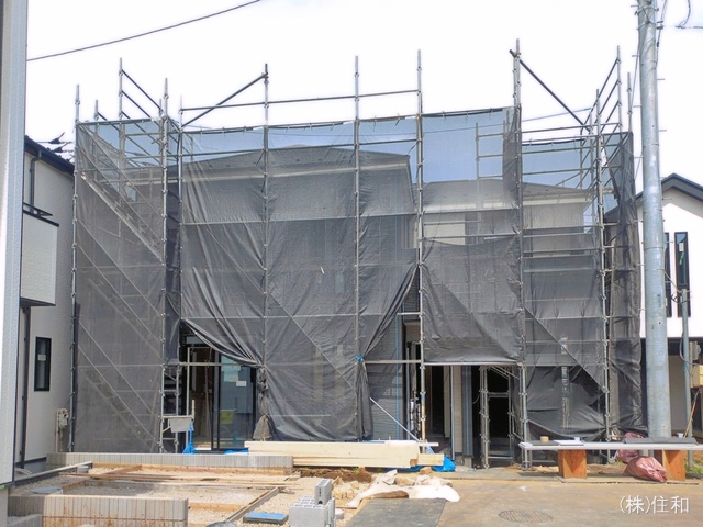 埼玉県朝霞市膝折町３丁目の新築戸建てシート写真 2026年4月8日撮影