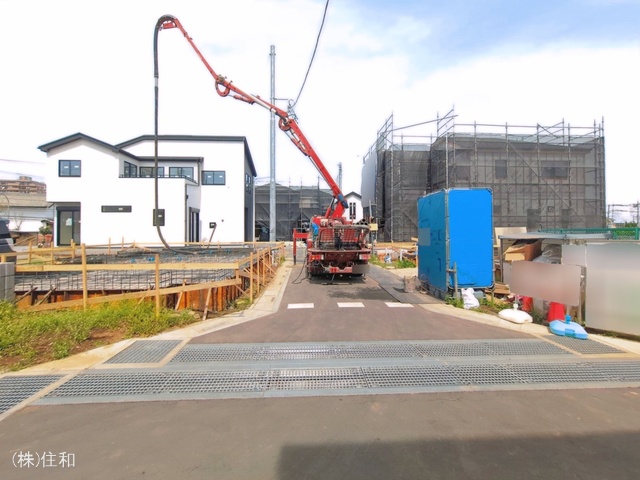 埼玉県朝霞市膝折町３丁目の新築戸建てシート写真 2026年4月8日撮影