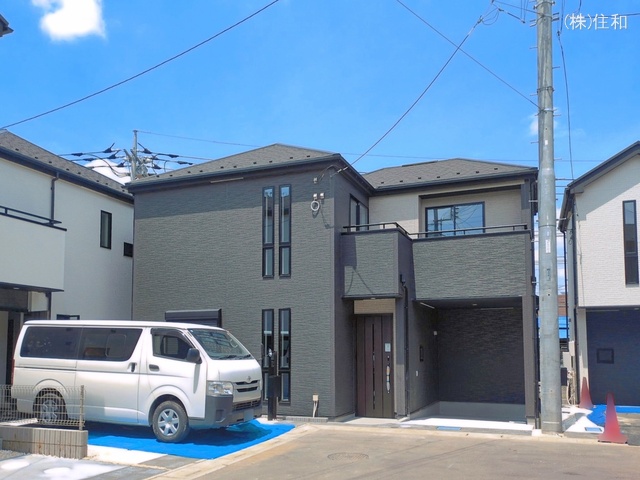 埼玉県朝霞市膝折町3丁目の新築戸建て完成写真 2026年5月24日撮影