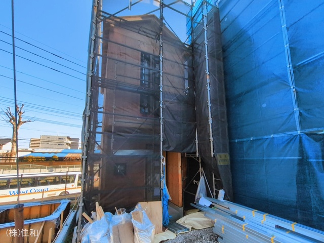 埼玉県朝霞市膝折町3丁目の新築戸建て上棟写真 2026年3月4日撮影