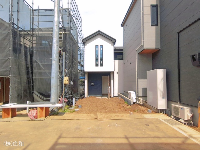 埼玉県朝霞市膝折町３丁目の新築戸建て外構写真 2026年4月8日撮影