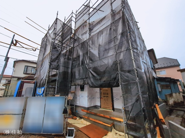 埼玉県富士見市渡戸２丁目の新築戸建てシート写真 2026年3月3日撮影