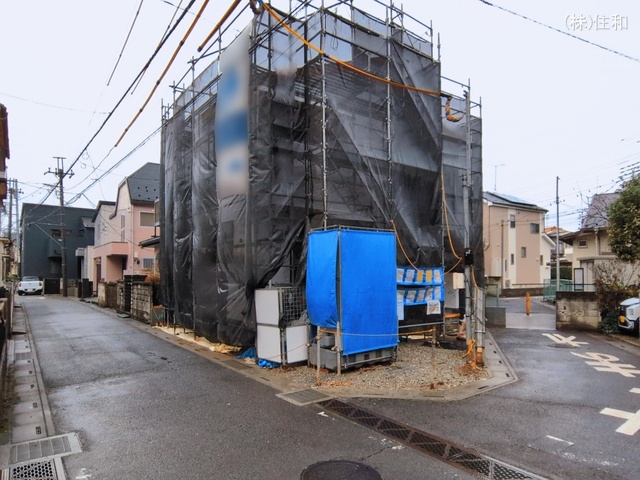 埼玉県富士見市渡戸２丁目の新築戸建てシート写真 2026年3月3日撮影