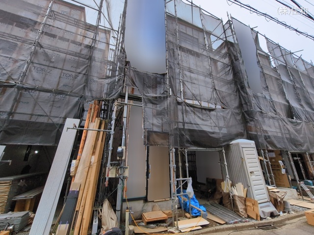 埼玉県朝霞市仲町１丁目の新築戸建てシート写真 2026年3月1日撮影