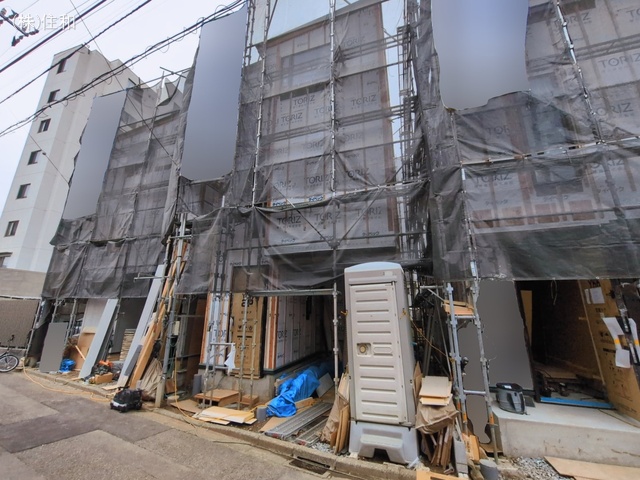 埼玉県朝霞市仲町１丁目の新築戸建てシート写真 2026年3月1日撮影