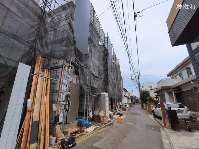 埼玉県朝霞市仲町１丁目の新築戸建てシート写真 2026年3月1日撮影