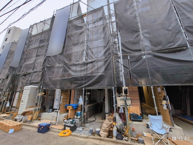 埼玉県朝霞市仲町1丁目の新築戸建てシート写真 2026年3月1日撮影