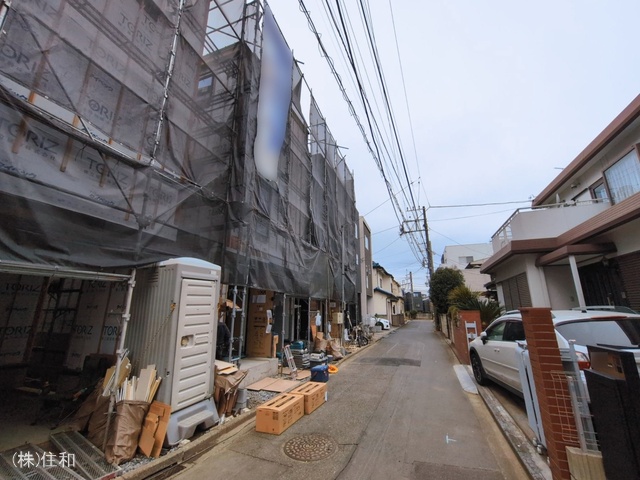 埼玉県朝霞市仲町1丁目の新築戸建てシート写真 2026年3月1日撮影