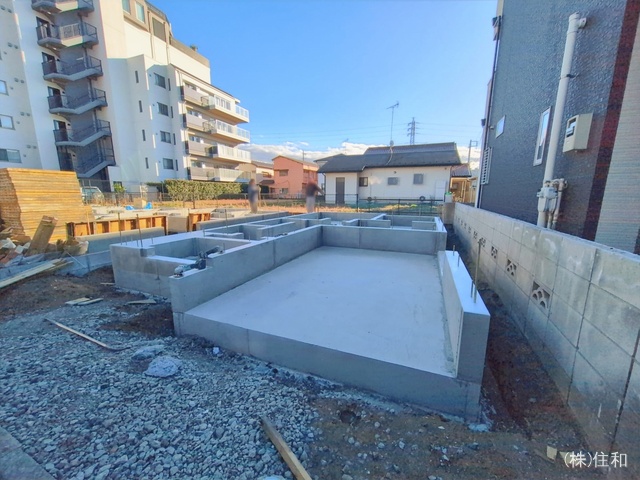 埼玉県朝霞市仲町１丁目の新築戸建て基礎写真 2026年1月20日撮影