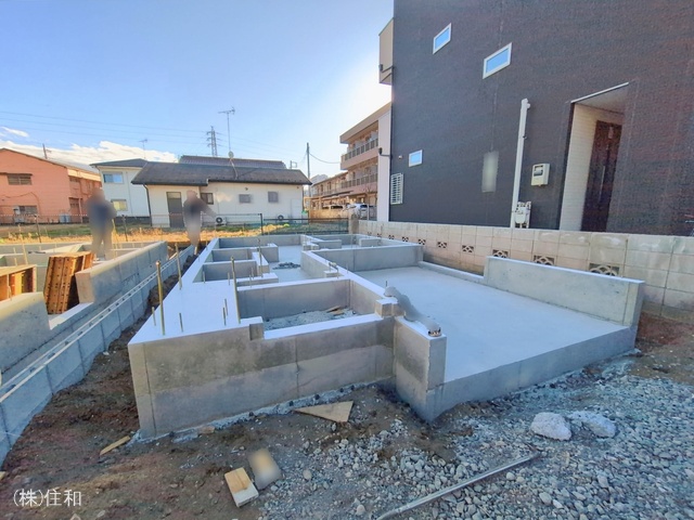 埼玉県朝霞市仲町１丁目の新築戸建て基礎写真 2026年1月20日撮影