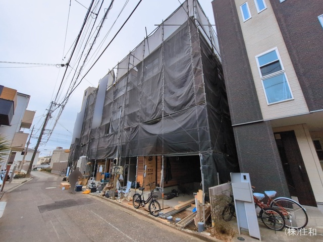 埼玉県朝霞市仲町１丁目の新築戸建てシート写真 2026年3月1日撮影