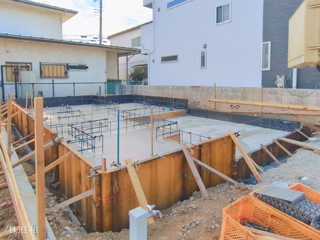 埼玉県入間郡三芳町大字藤久保の新築戸建て基礎写真 2026年1月20日撮影