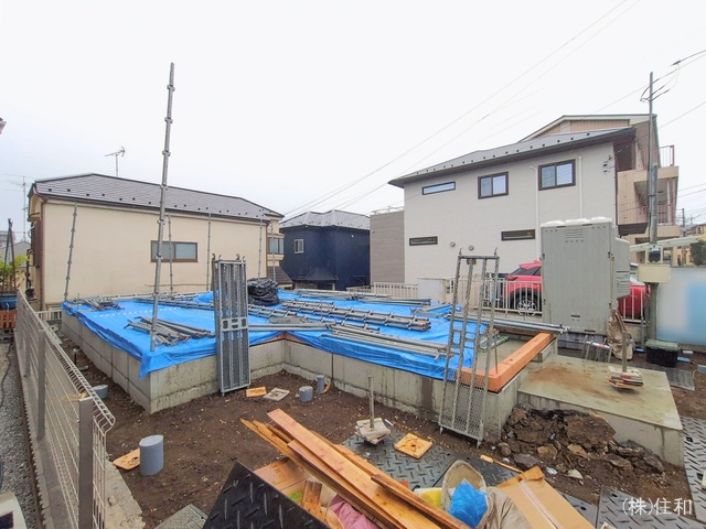 埼玉県富士見市鶴馬１丁目の新築戸建て基礎写真 2026年2月24日撮影