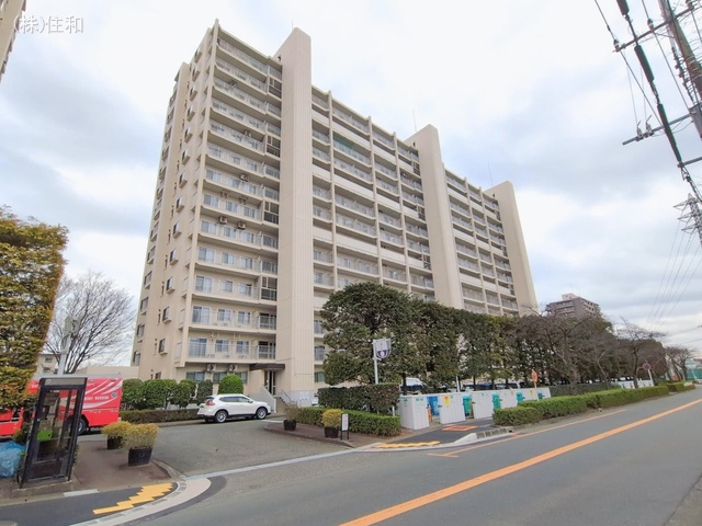 埼玉県志木市館2丁目のマンション『志木ニュータウン中央の森弐番街7号棟』外観写真 2026年2月16日撮影