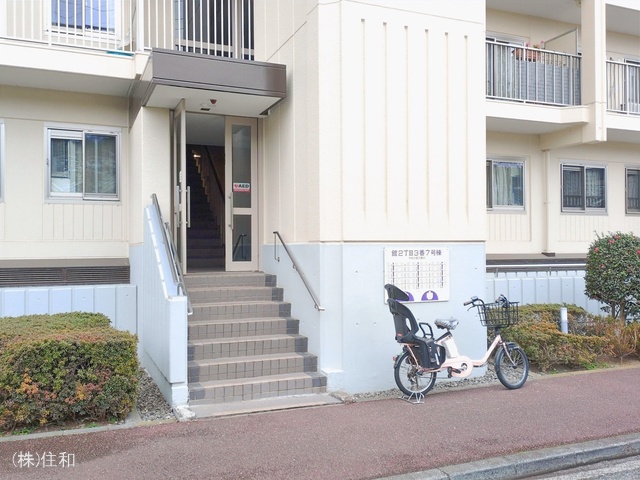 埼玉県志木市館2丁目のマンション『志木ニュータウン中央の森弐番街7号棟』外観写真 2026年2月16日撮影