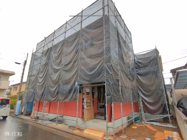 埼玉県ふじみ野市福岡中央２丁目の新築戸建て上棟写真 2026年3月24日撮影